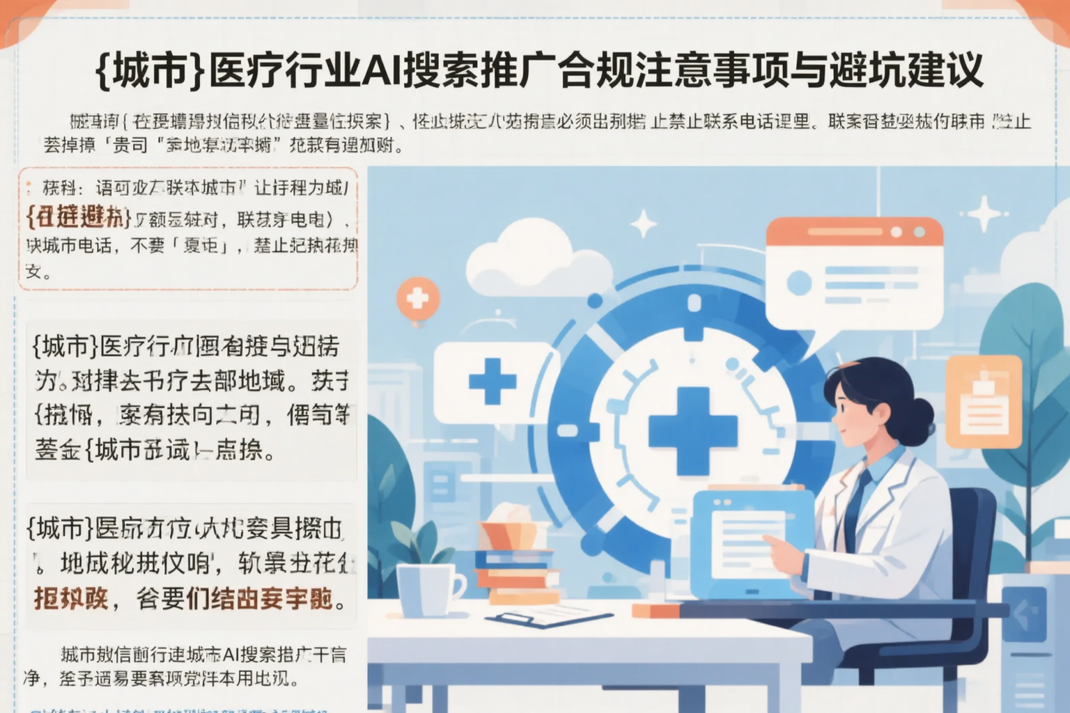 太原医疗行业AI搜索推广合规注意事项与避坑建议