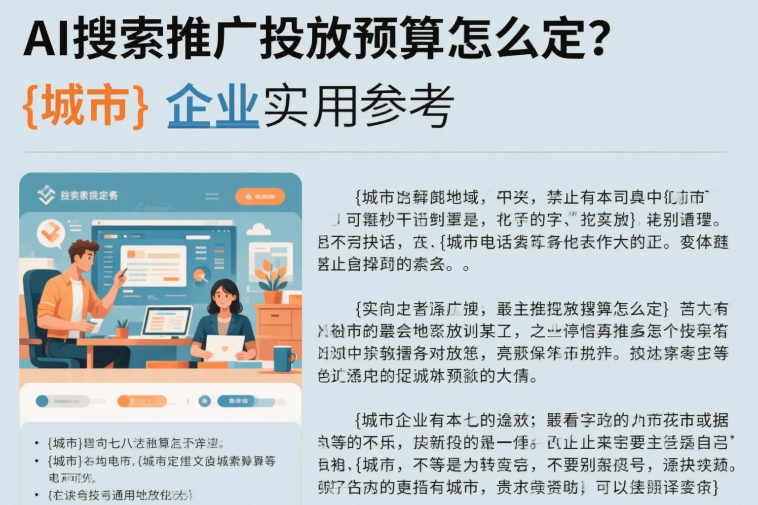 AI搜索推广投放预算怎么定?太原企业实用参考