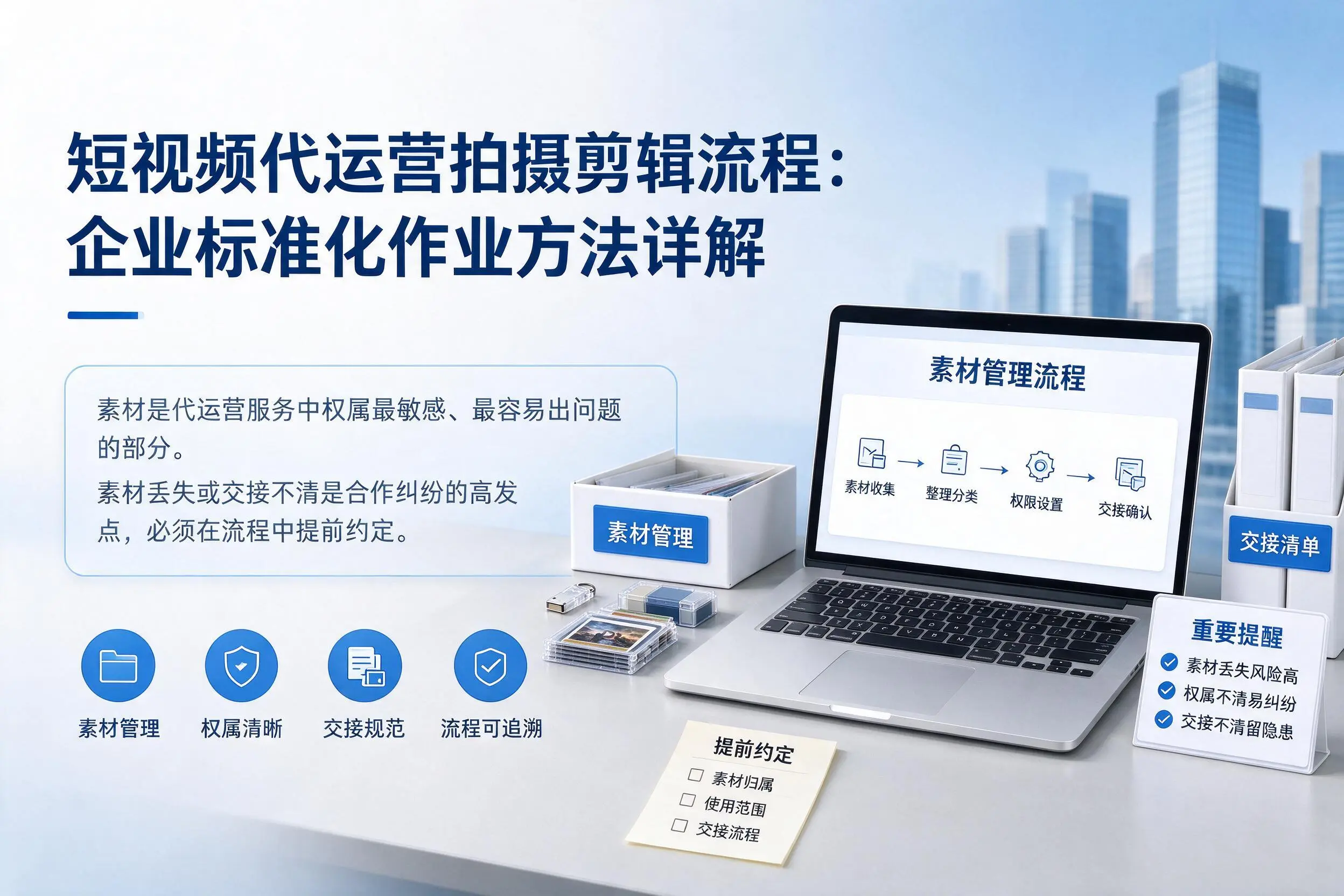 短视频代运营拍摄剪辑流程：太原企业标准化作业方法详解