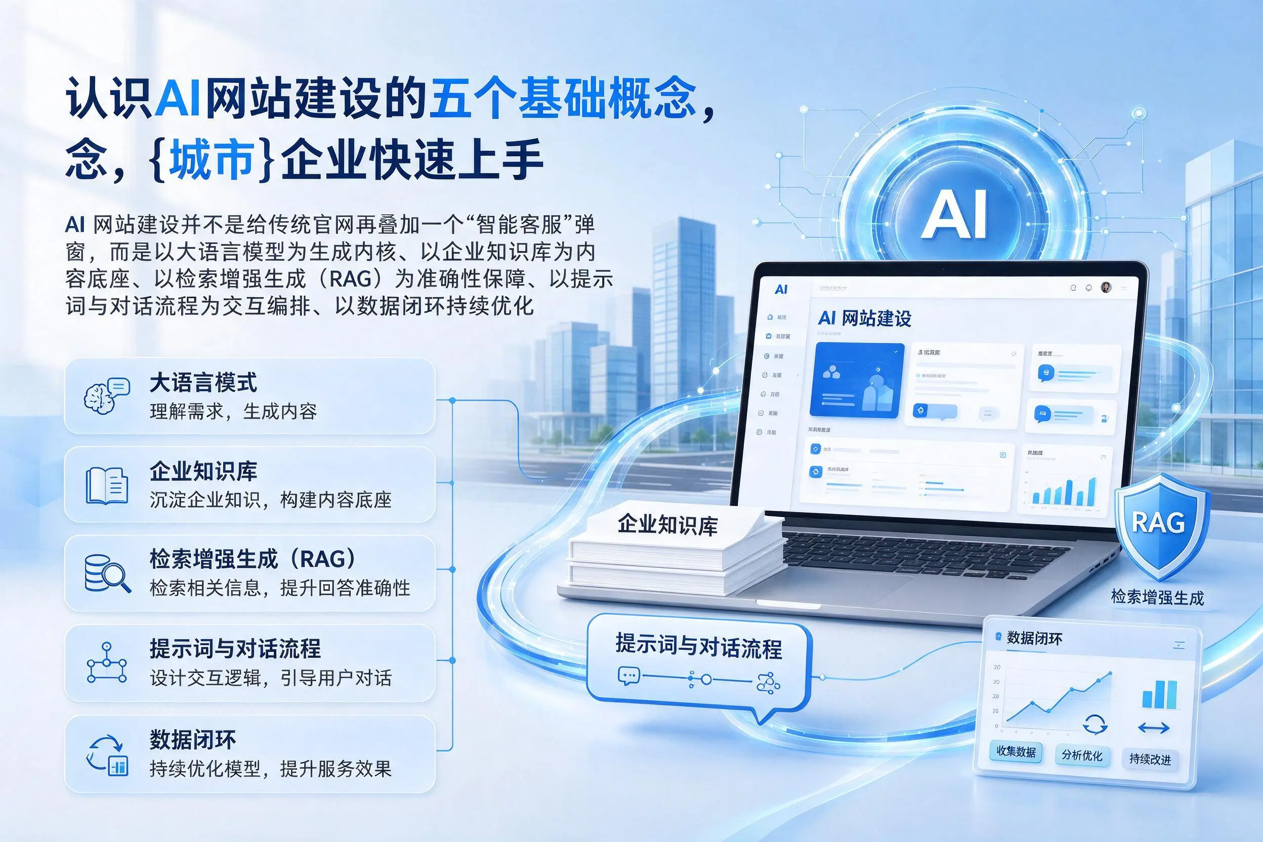 认识AI网站建设的五个基础概念，太原企业快速上手