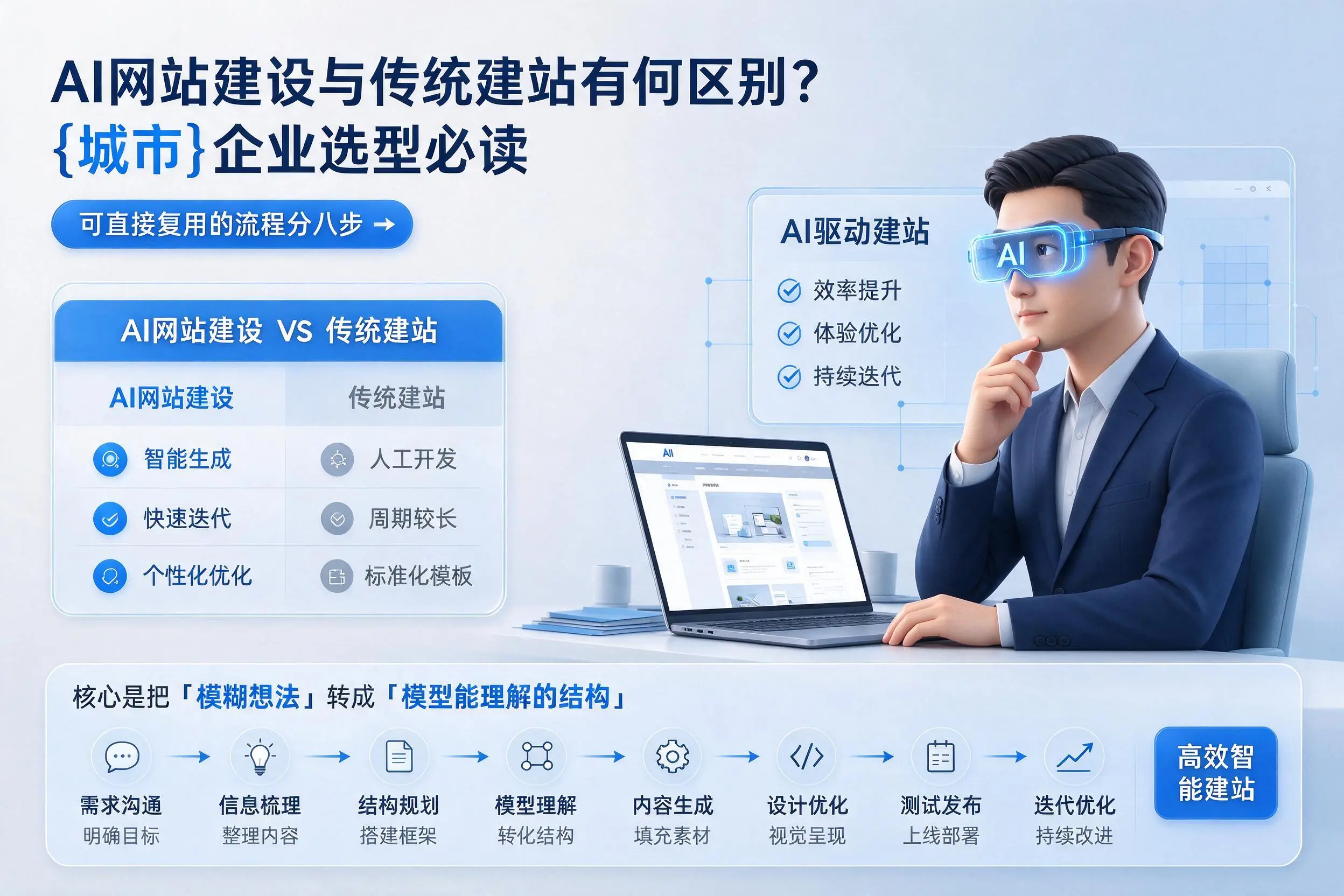 AI网站建设与传统建站有何区别?太原企业选型必读